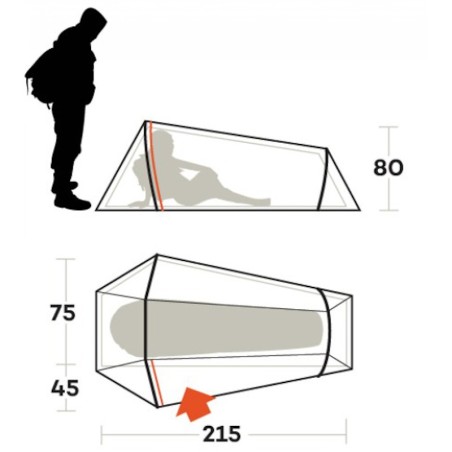 Tenda LIGHTENT 1 PRO Light Grey FERRINO 04