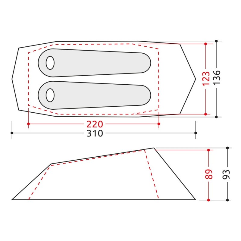 Tenda MINIMA 2 SL CAMP 04