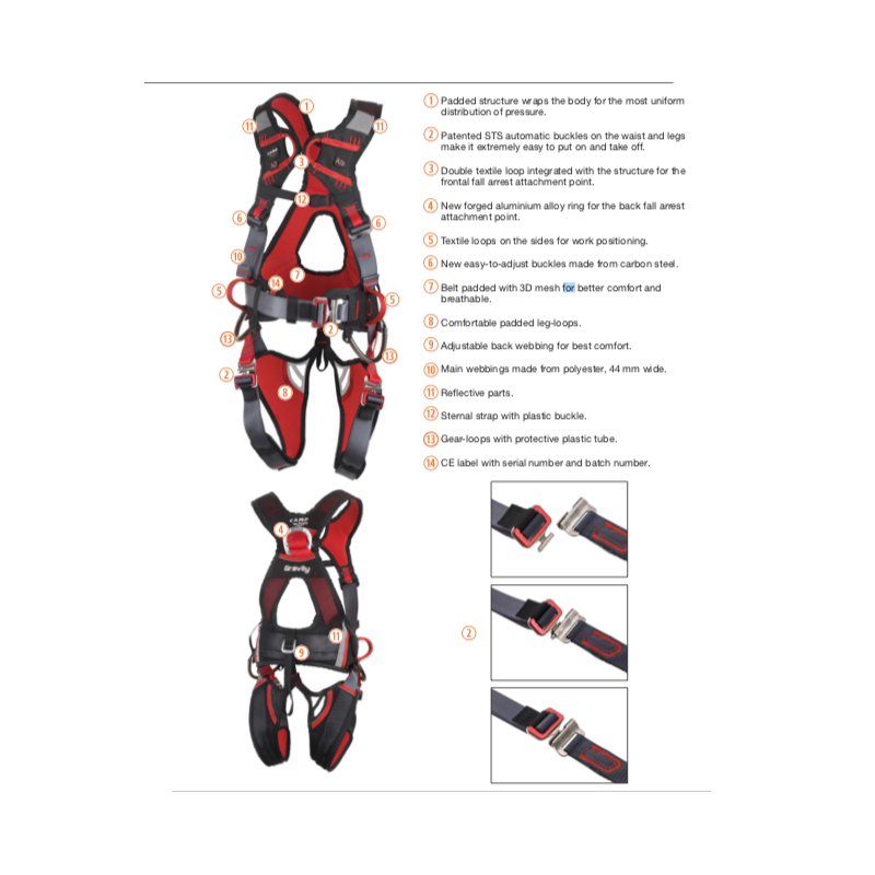 Full body harness GRAVITY - CAMP