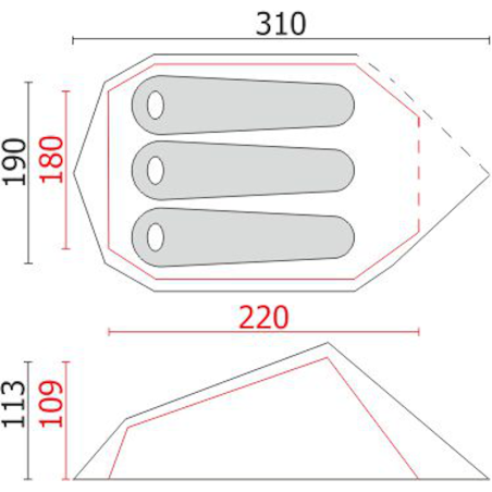 Tenda MINIMA 3 SL CAMP 04