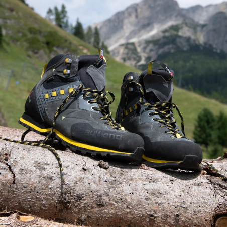 Scarpa VITRIK MID GTX DARK Grigio-Giallo KAYLAND 03