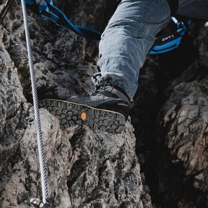 Scarpa VITRIK MID GTX DARK Grigio-Giallo KAYLAND 04