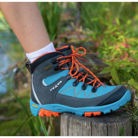 Shoe CYCLONE WP KID Teal-Orange TREZETA  03