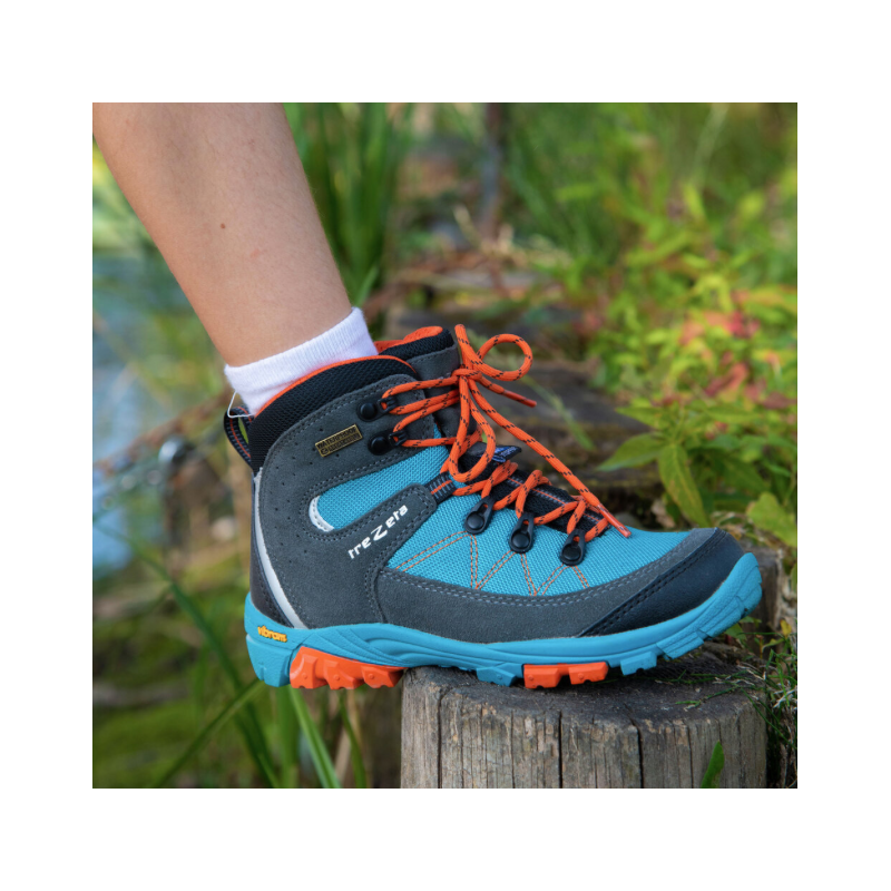 Shoe CYCLONE WP KID Teal-Orange TREZETA  03