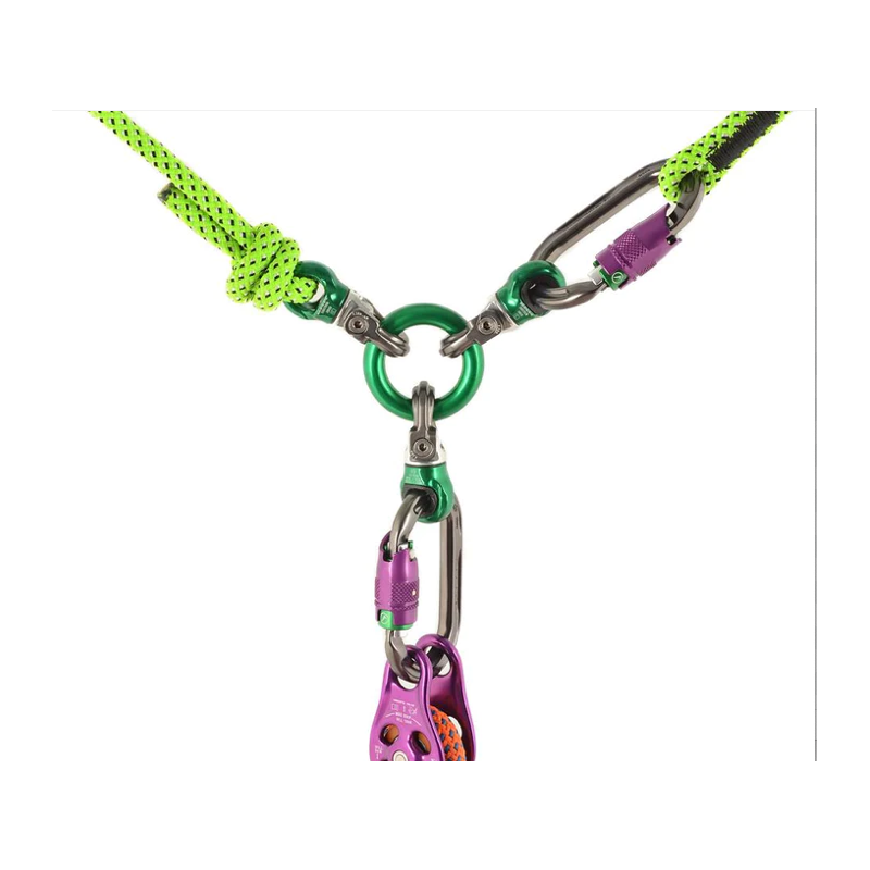 Focus Swivel Bow Silver/Green DMM 02