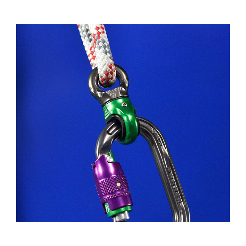 Mini Swivel Silver/Green DMM 02