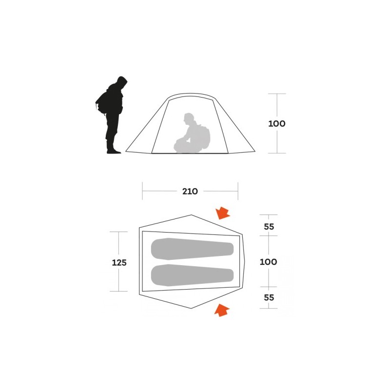 Tent FERRINO BLOW 2 02
