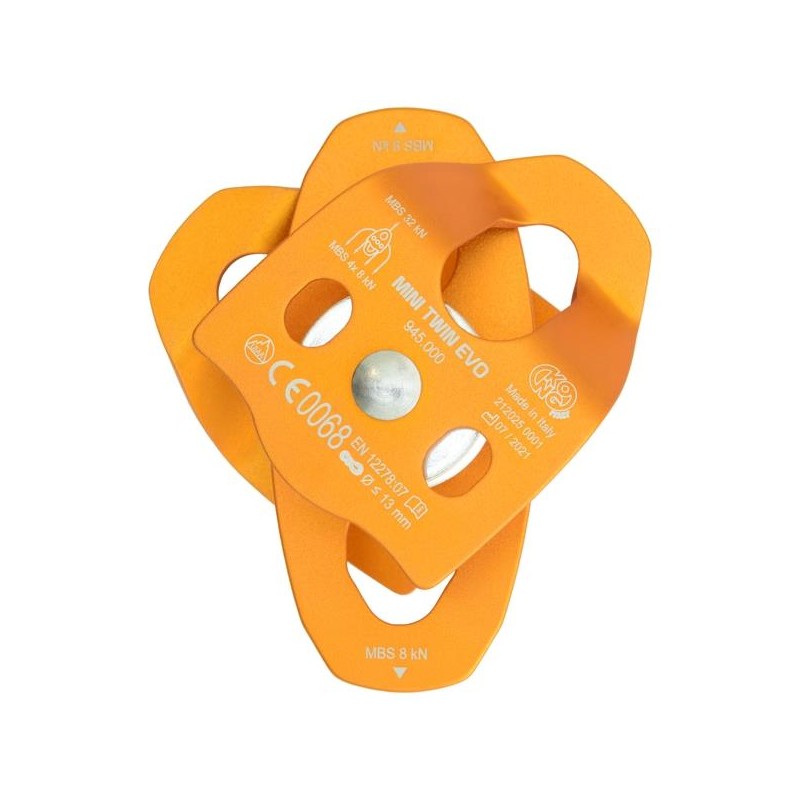 Pulley KONG MINI TWIN EVO Orange 02