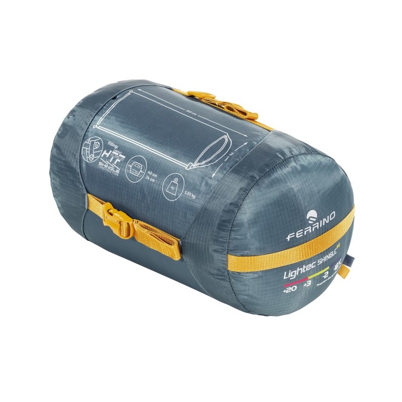 Sleepingbag FERRINO LIGHTECH SHINGLE SQ zip right 02