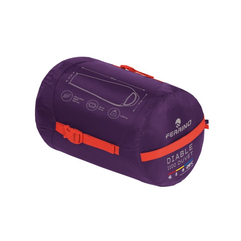 Sleepingbag FERRINO DIABLE 1100 DUVET RDS DOWN Sleepingbag FERRINO DIABLE 1100 DUVET RDS DOWN 03