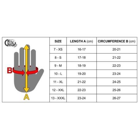 KONG Gloves Size