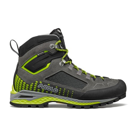 Shoes ASOLO FRENEY EVO MID GV Graphite-Green Lime
