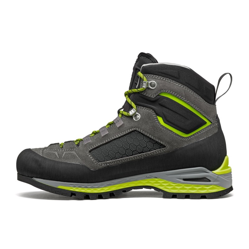 Shoes ASOLO FRENEY EVO MID GV Graphite-Green Lime