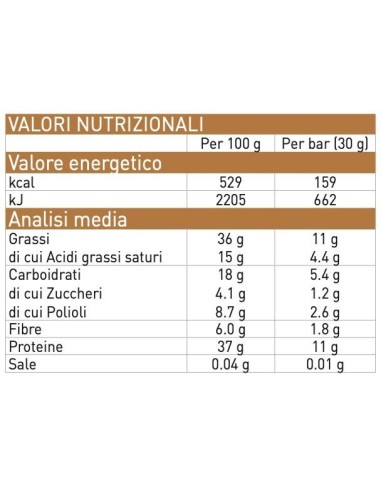 Integratore ETHICSPORT CREAMY & CRUNCHY Bianco e Nocciola