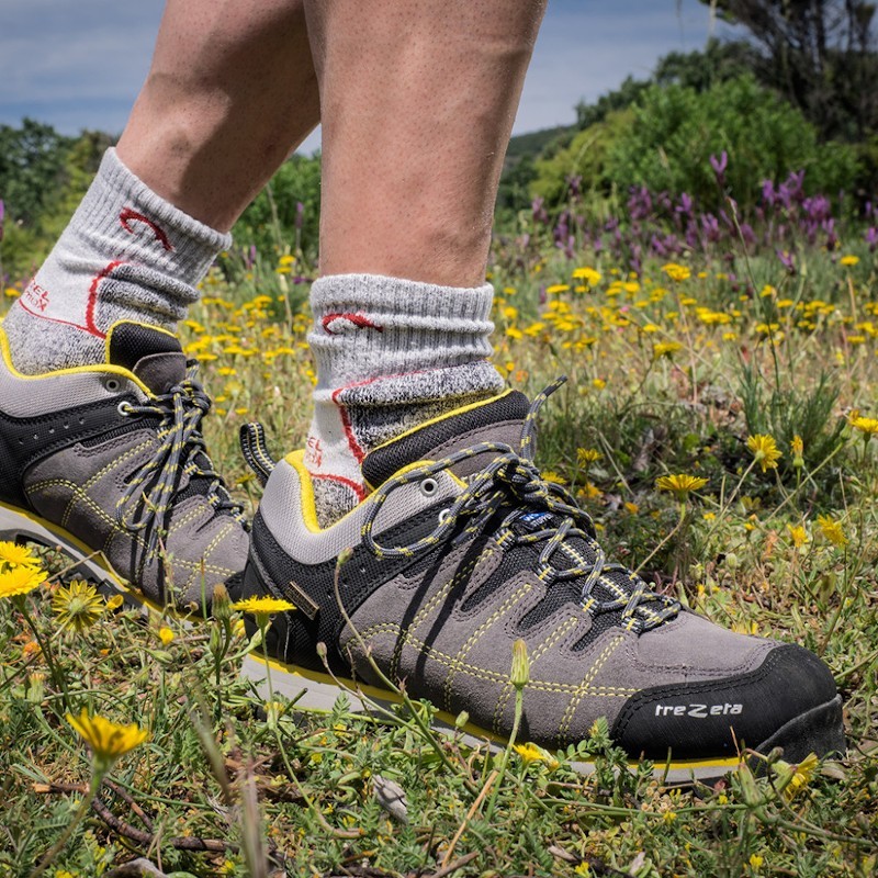 Scarpa HURRICANE EVO LOW WP Grigio-Giallo TREZETA 03